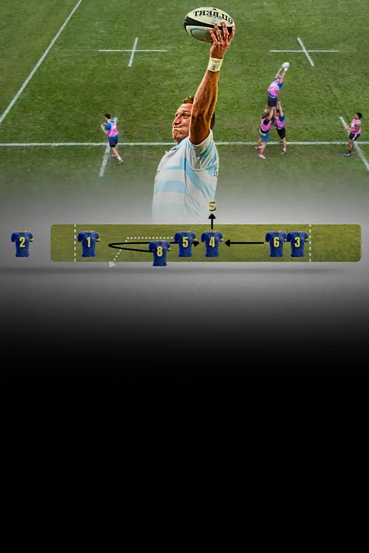 Elite Rugby App Lineout Builder