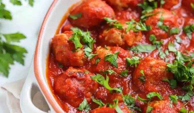 Pork meatballs