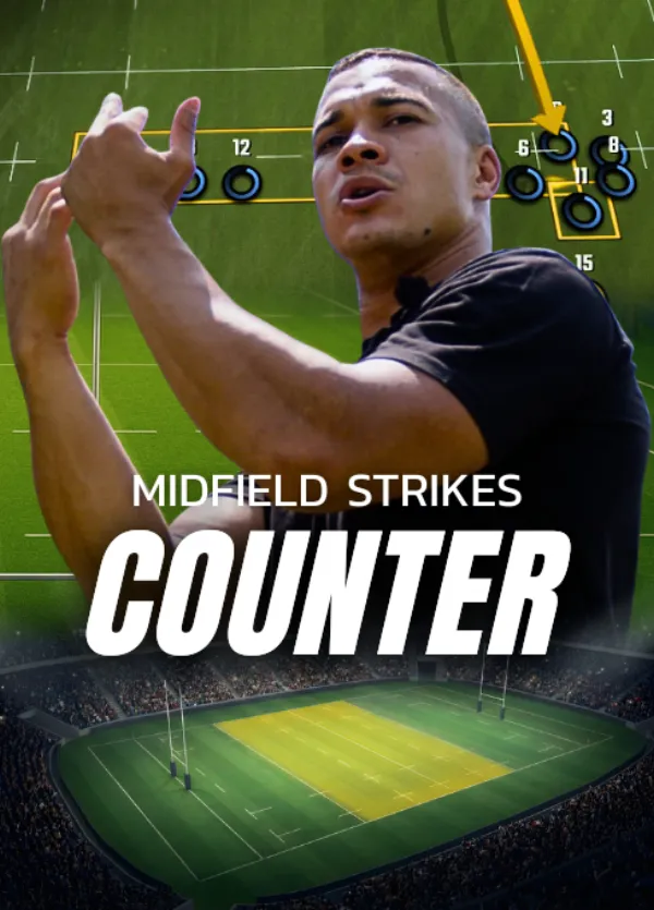 Midfield strikes, counter-attack shape from broken play