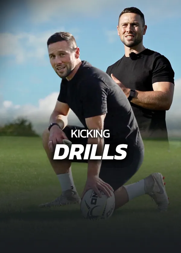 Kicking drills, rugby kicking technique and accuracy sessions