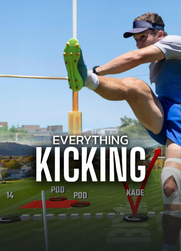 Kicking modules inside Elite Rugby App