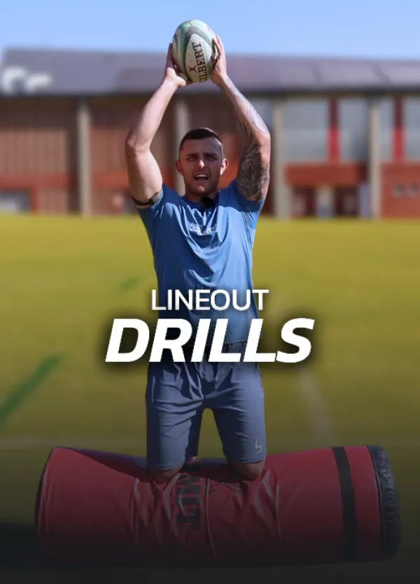 Lineout drills, lifting and throwing repetition sessions