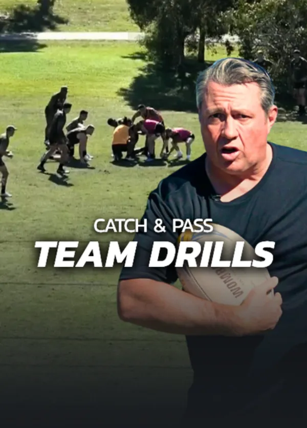 Catch and pass team drills, rugby team passing chain coaching