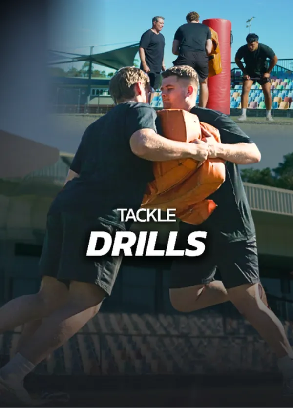 Tackle drills, rugby tackling repetition and contact coaching