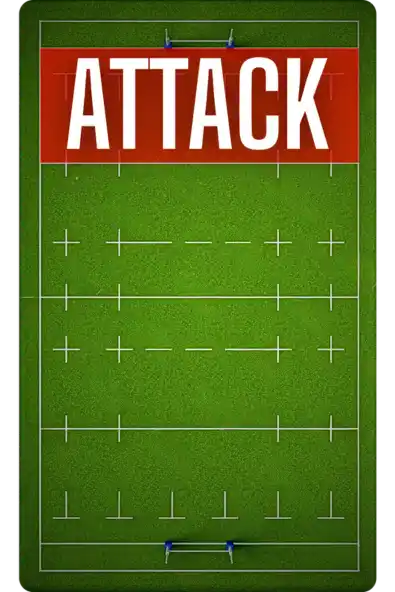rugby scrum & lineout attack strikes