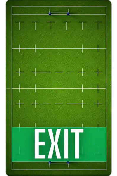 rugby scrum & lineout exit strikes