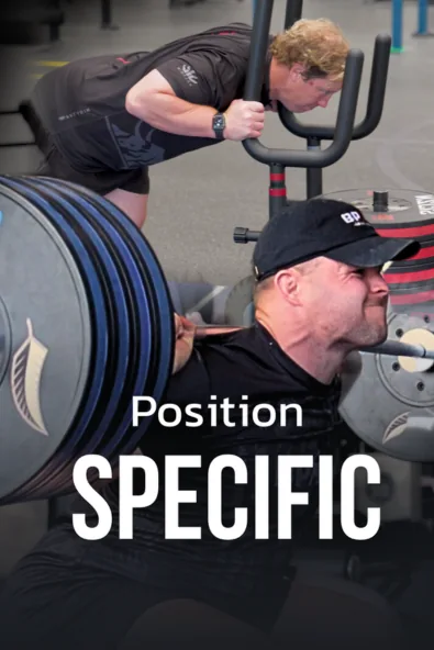 Position-specific rugby gym programming for speed and power