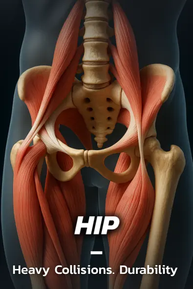 Hip strength and mobility screening for powerful stride
