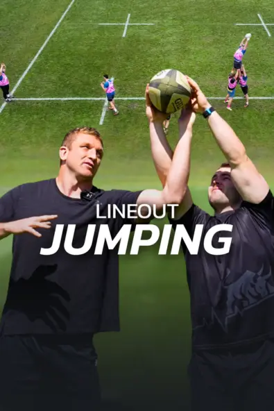 Lineout jump timing and footwork