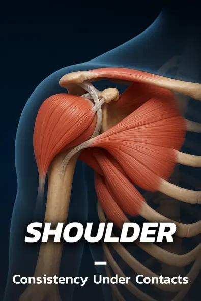 Shoulder durability tests for tackling and contact loads